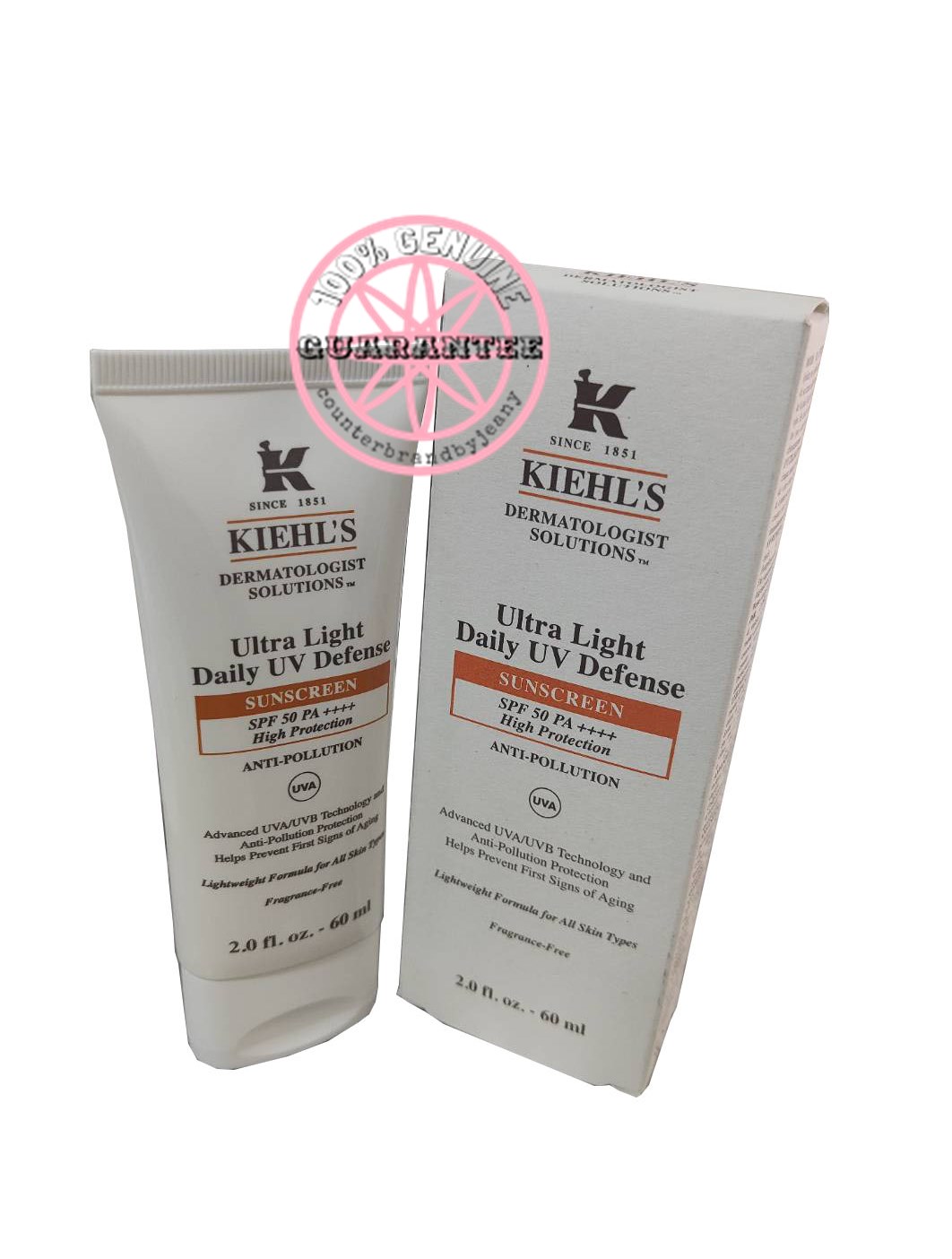 KIEHL'S Ultra Light Daily UV Defense Sunscreen SPF50/PA++++