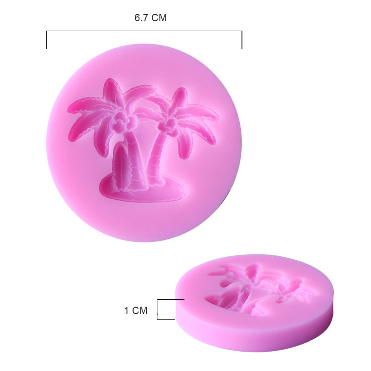 โมล(Mold) แม่พิมพ์ซิลิโคน แม่พิมพ์วุ้น แม่พิมพ์ขนม แม่พิมพ์สบู่ รูปต้นมะพร้าว