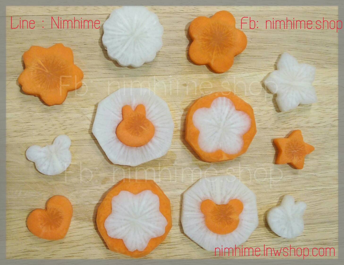 พิมพ์สแตนเลสตัดผักผลไม้ เซตใหญ่-เล็ก