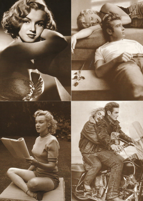 โปสการ์ด Marilyn Monroe ภาพขาวดำ 16 ใบ