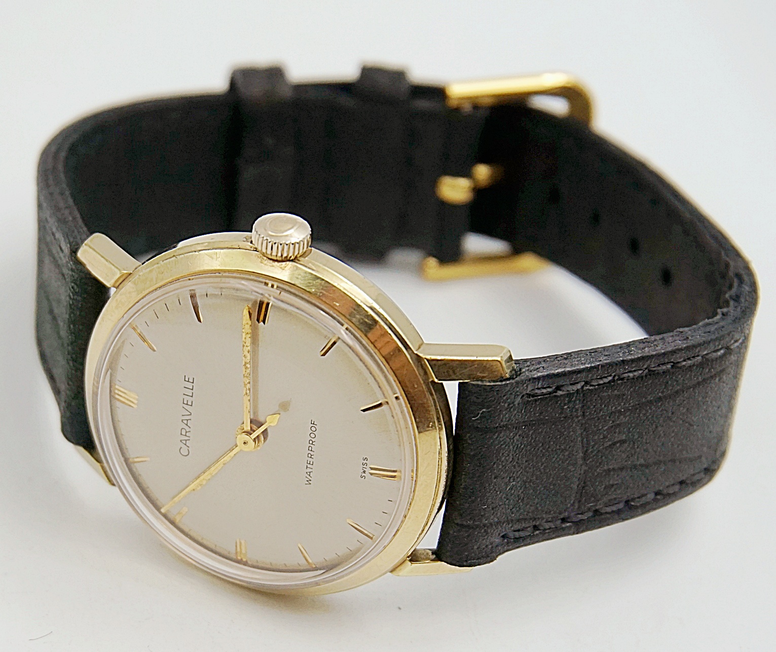 นาฬิกาเก่า CARAVELLE ไขลาน