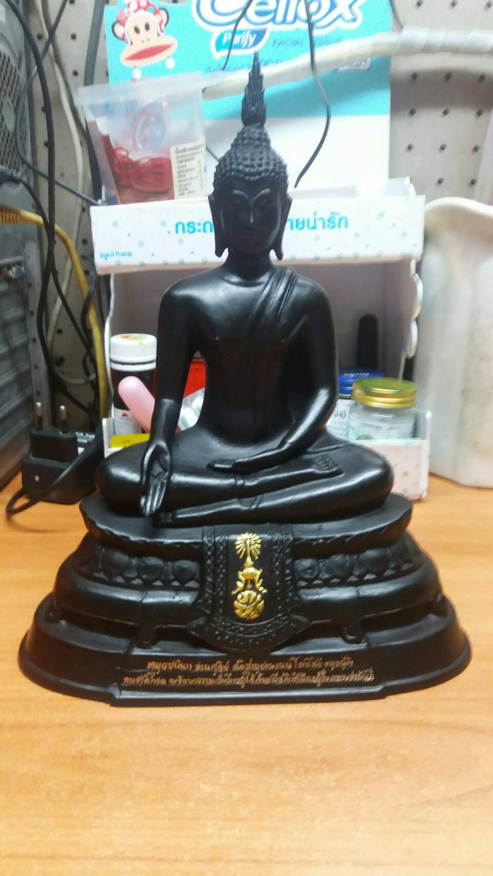 พระพุทธรูป ภปร. วัดบวรนิเวศวิหาร ขนาดหน้าตัก 5 นิ้ว รหัส 4588