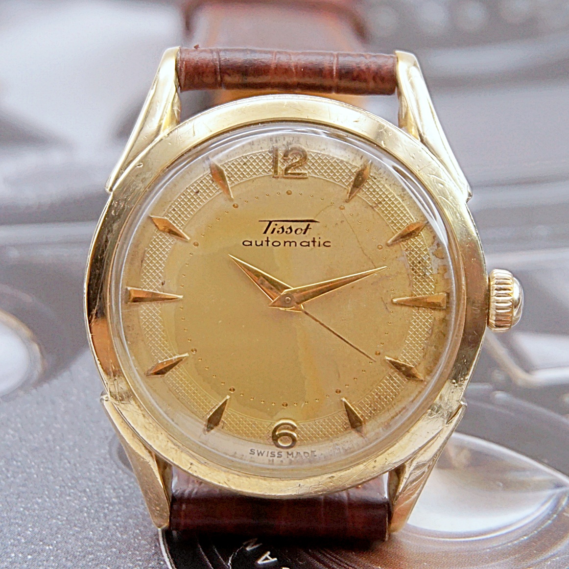 นาฬิกาเก่า TISSOT ออโตเมติกครึ่งรอบ