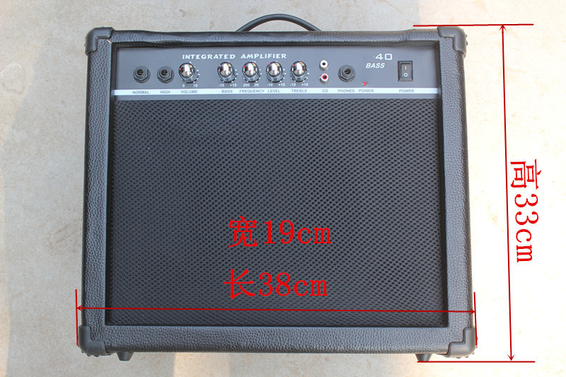 Bass Amplifier 40W. สำหรับฝึกซ้อม