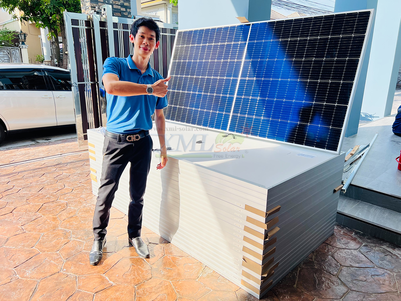 ระบบโซล่าเซลล์ติดหลังคา (Solar Rooftop) ขนาด 5 KW (ON-GRID) Three Phase พร้อมติดตั้ง