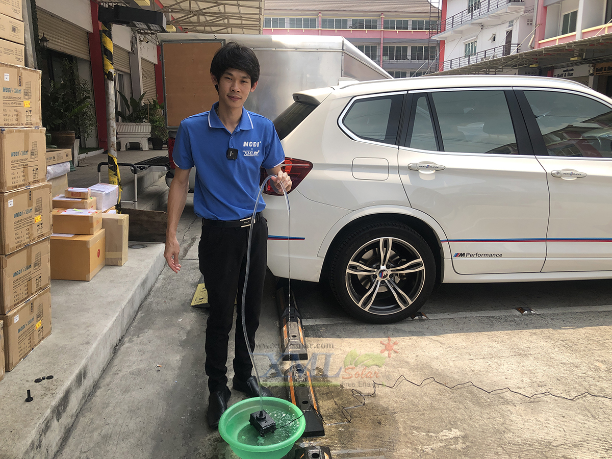 น้ำพุพลังเเสงอาทิตย์ (รุ่น เเผงเเยก) -ไซส์เล็ก (ขนาดแผงโซล่าเซลล์)