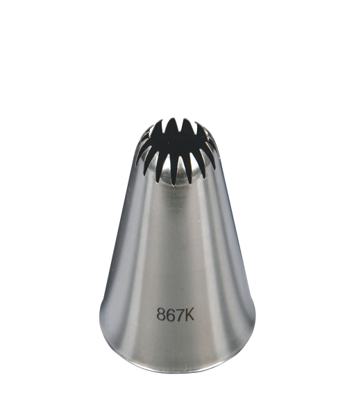 หัวบีบ ไซส์พิเศษ เบอร์ 867K (นำเข้าเกาหลี) CLOSED STAR TUBES