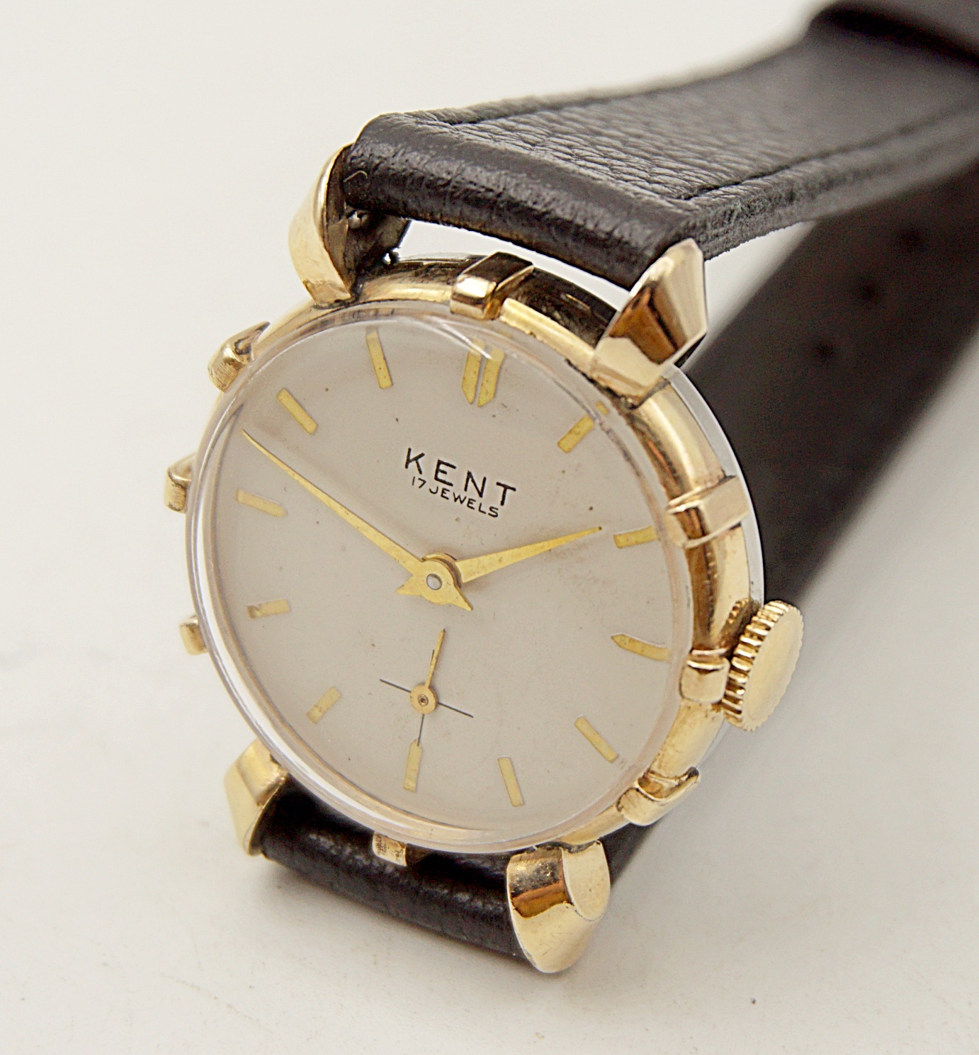 นาฬิกาเก่า KENT ไขลานสองเข็มครึ่ง