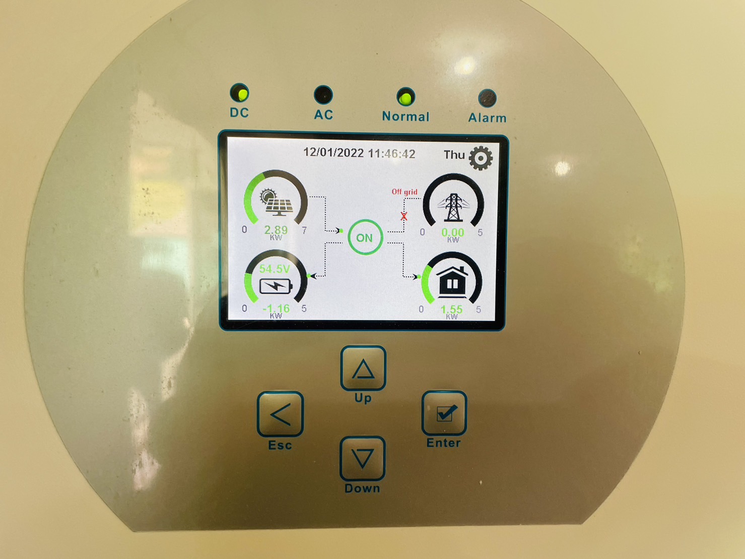 ระบบโซล่าเซลล์ติดหลังคา Solar Rooftop On/Off Grid Hybrid 5 kW + Battery LiFePO4 9.6 kwh (พร้อมติดตั้ง)