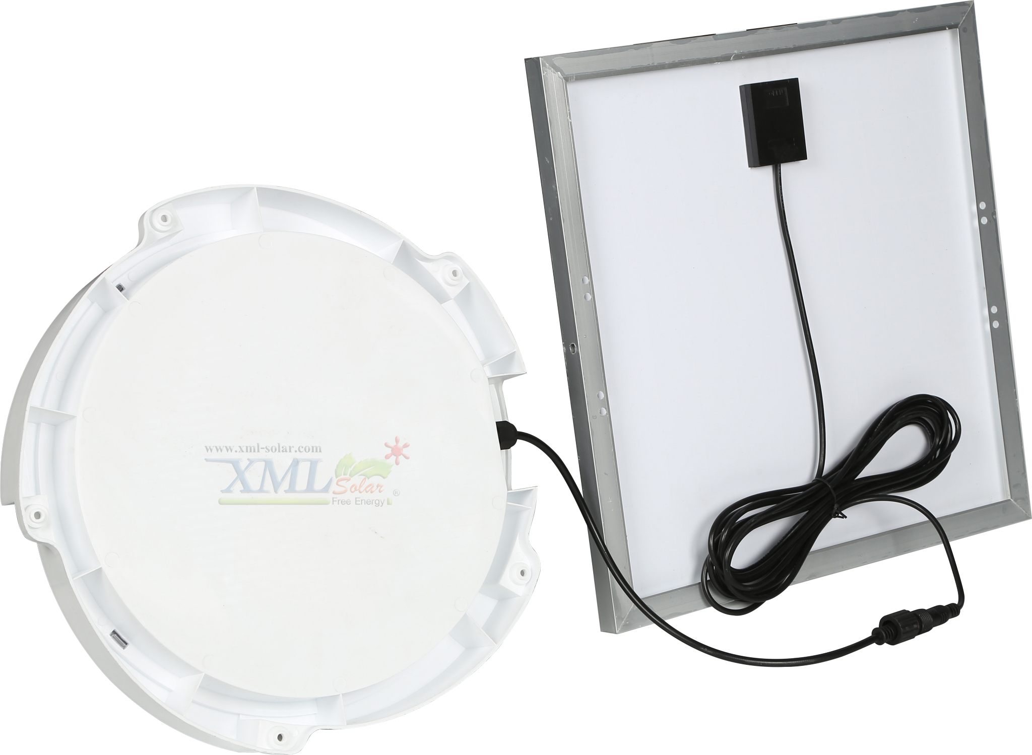 โคมไฟซาลาเปาโซล่าเซลล์ ติดเพดาน-ผนัง รุ่น 200W. (แสงขาว)