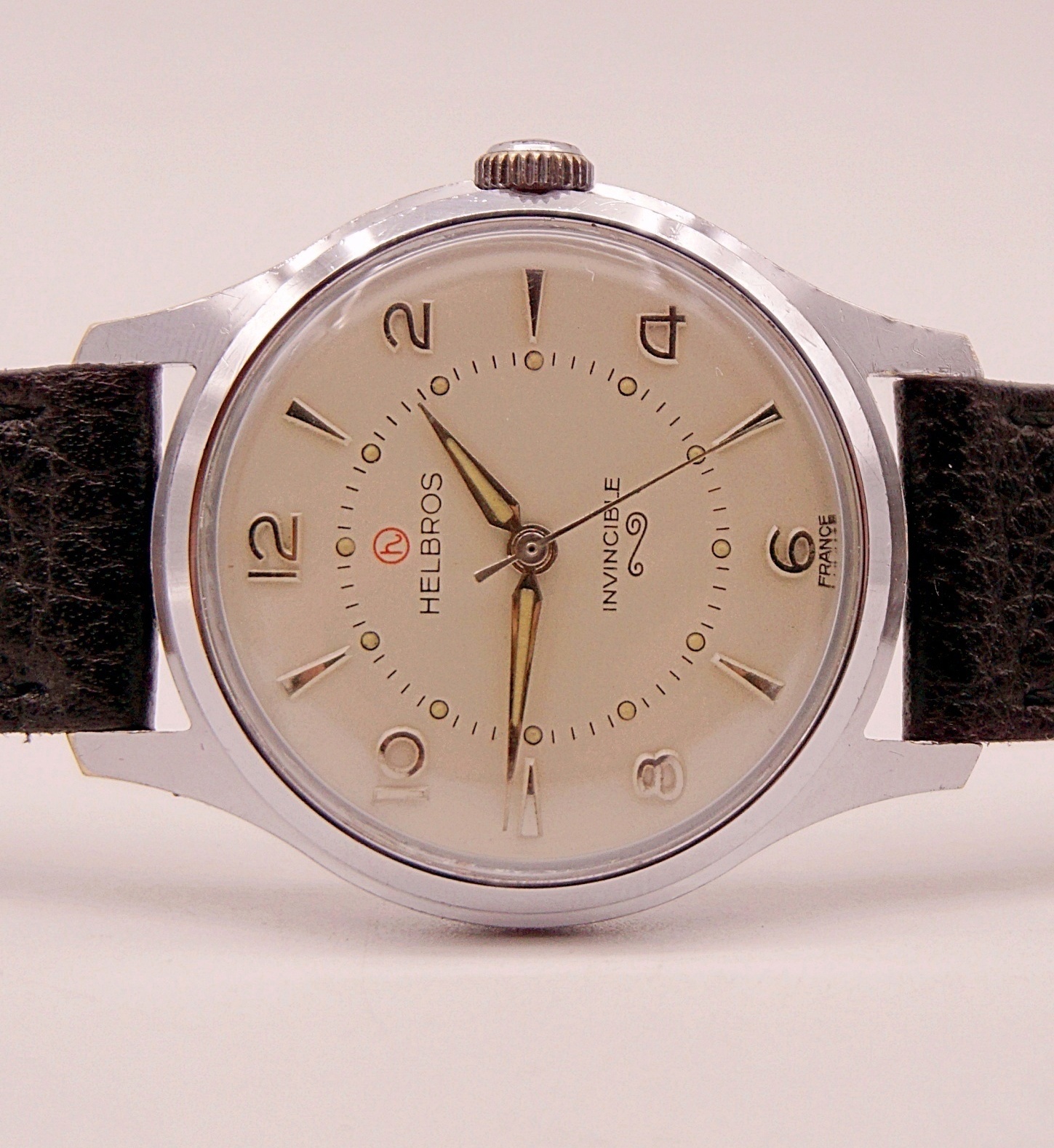 นาฬิกาเก่า HELBROS ไขลาน