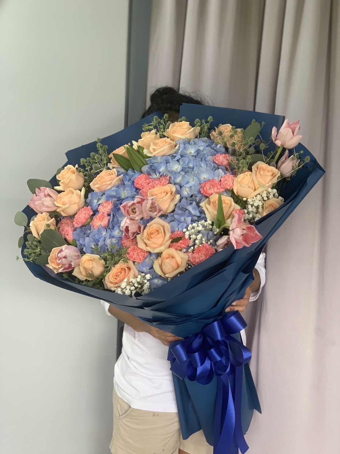 Vintage-ช่อดอกไม้ขนาดใหญ่