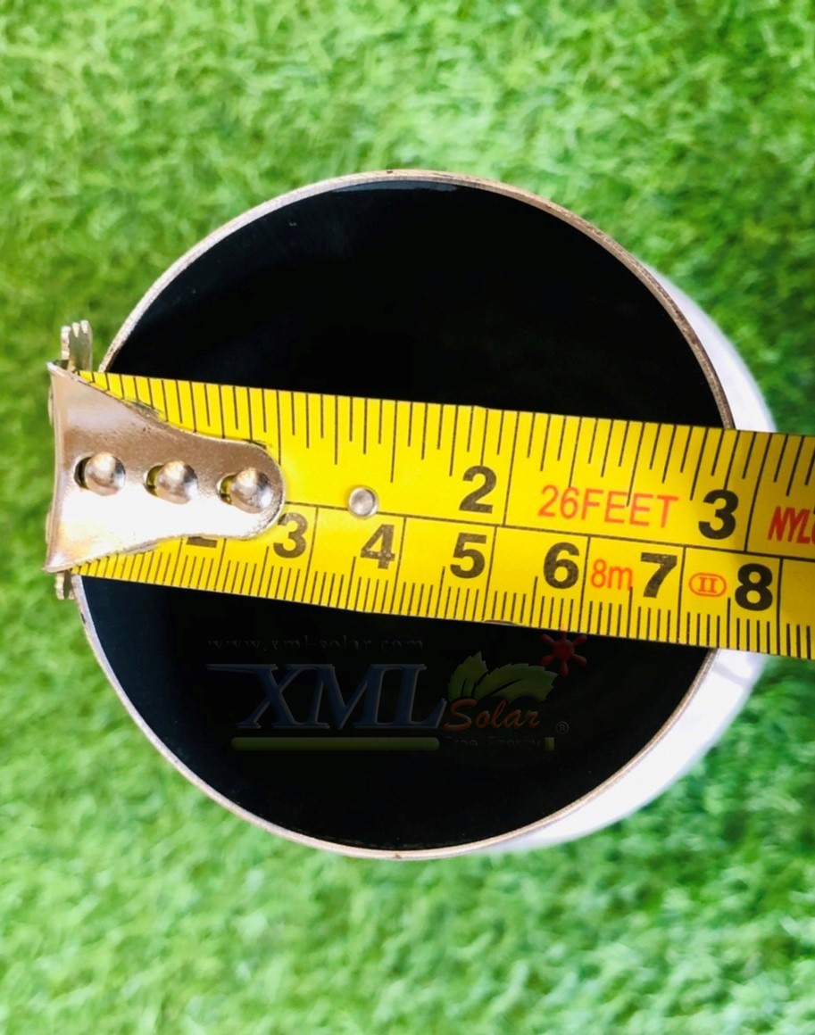 ฐานสวมโคมไฟ UFO ตั้งกำเเพง ปลายเสา 3 นิ้ว (สแตนเลส)