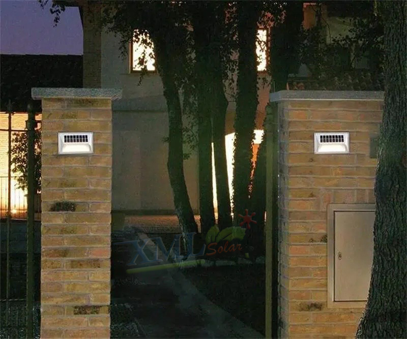 ไฟบันไดโซล่าเซลล์ ทรงสี่เหลี่ยม 5 SMD LED