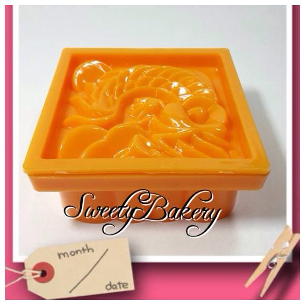 พิมพ์ขนมไหว้พระจันทร์ ถอดก้นสี่เหลี่ยม เบอร์ 9