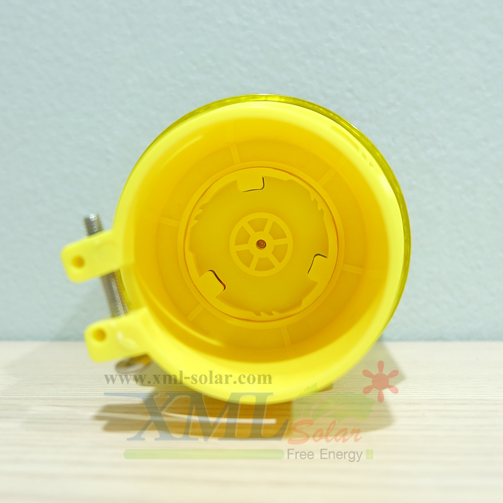ไฟเตือนกรวยจราจร ฉุกเฉิน พลังงานเเสงอาทิตย์ (เเสง : สีเหลือง)