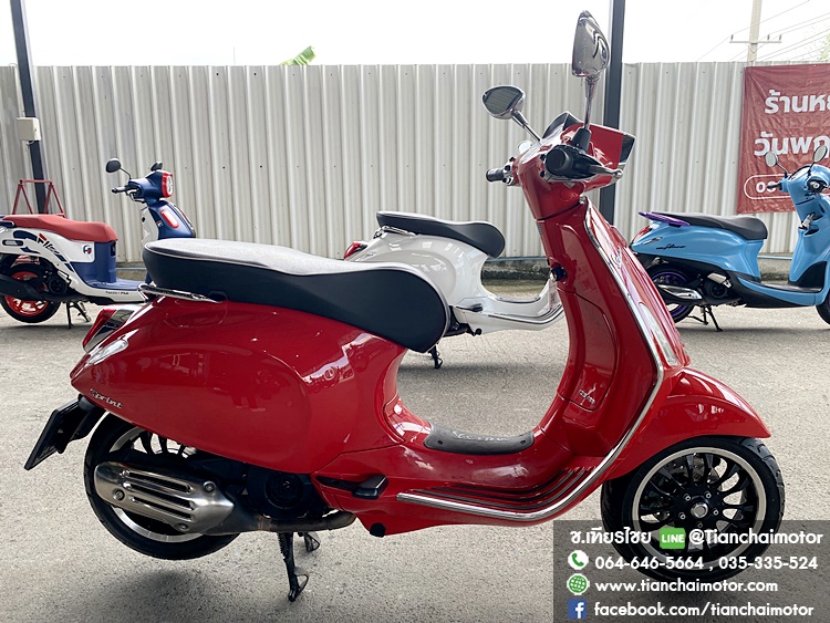 ★ฟรีดาวน์★VESPA SPRINT 125 I GET ABS ปี67 สีแดงสด ไมล์วิ่งน้อย เครื่องแน่นๆ ชุดสีสวยเวอร์ เครื่องดี ศูนย์ดี ราคา 77,500