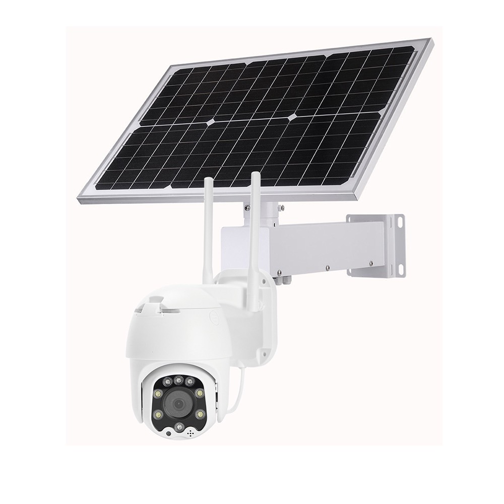 กล้องวงจรปิดโซล่าเซลล์ 40W. / ใช้simcard 4G (1080P) Solar CCTV Camera With 4G