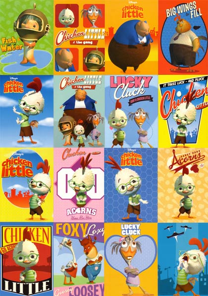 Postcard Chicken Little No.2, 16 ใบ