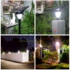 โคมไฟหัวเสาโซล่าเซลล์ รุ่น solar bee (550 lm.) (แสง: ขาว) (XML-H29w)