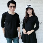 ชุดดำคู่แขนยาว