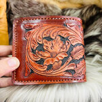 กระเป๋าสตางค์ หนังวัวตอกลาย