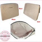 กระเป๋าเครื่องสำอาง สีชมพูพาสเทล LANCOME Soft Pink Pouch (พร้อมส่ง)