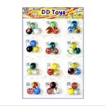 ลูกแก้ว คละสี 25 มิล ชนิดแผง