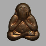 พระปิดตา หลวงปู่เม้า วัดสี่เหลี่ยม ปี2517