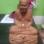 หลวงปู่ทวด หน้าตักกว้าง 9 นิ้ว เนื้อแบบสนิมเหล็ก