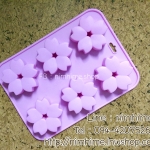 แม่พิมพ์ซิลิโคนfood grade วุ้น สบู่ เต้าหู้เย็น ฯลฯ ลายซากุระ