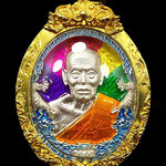 เหรียญราชาพยัคฆ์ หลวงพ่อพัฒน์ ปี2564 เนื้อเงินลงยา