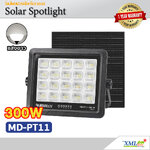 ไฟสปอตไลท์โซล่าเซลล์ 300 W รุ่น MD-PT11 (เเสง : ขาว)