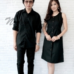 เสื้อดำ เสื้อเชิ้ตดำเดรสสีดำ