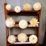 ดอกไม้ดูดน้ำหอมติดเชือกคละแบบ 5-9cm Dia. รวม 10 ดอก #2