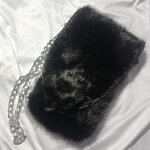 กระเป๋าสะพายข้าง หนังมิ้งค์