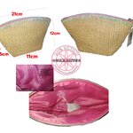 กระเป๋าเครื่องสำอาง แบบสาน ESTEE LAUDER Woven Rattan Pouch (พร้อมส่ง)