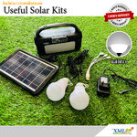 ชุดนอนนาโซล่าเซลล์ (สีดำ) (รุ่นปี 2023) พร้อมวิทยุ ขนาดพกพา 8,000 mAh