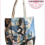 กระเป๋าโท๊ท ผ้า CLARINS Winter Beauty Tote Bag (พร้อมส่ง)