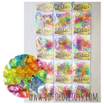 โซ่Cสีใสคละสี ขนาดกลาง คละสี