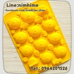 แม่พิมพ์ซิลิโคนfood grade วุ้น สบู่ เต้าหู้เย็น ฯลฯ ลายหมี มี story