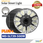 โคมไฟถนนโซล่าเซลล์ UFO ทรงกลม รุ่น MD-SLT-39-500W Plus (แสง : ขาว)
