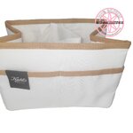 กระเป๋าจัดระเบียบ KIEHL'S White Vanity Case (พร้อมส่ง)