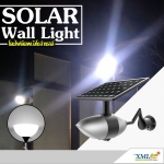 โคมไฟติดผนังโซล่าเซลล์อัจฉริยะ + ลำโพงฟังเพลง ทรง Butterfly รุ่น 40 watt Monocrystalline (แสง : ขาว)