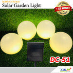 โคมไฟปักสนามโซล่าเซลล์ รุ่น DC-51 (แสง : เหลืองวอมไวท์)