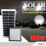 ไฟสปอตไลท์โซล่าเซลล์ 300W SLIM (แสง : ขาว)