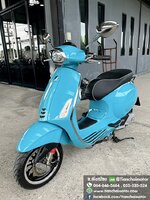 ★ดาวน์8,000★VESPA SPRTNT125 IGETABS ปี 67 สีฟ้าสดใส วิ่งเพียง 9000 กิโล ชุดสีสวยเป๊ะ เครื่องดี ศูนย์ดี ราคา 79,900