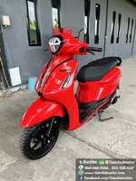 ★ฟรีดาวน์★GRAND FILANO ปี67 วิ่งเพียง 6000 กิโล สภาพเหมือรถใหม่ เครื่องเดิมแน่น เครื่องดี ศูนย์ดี ราคา 57,500