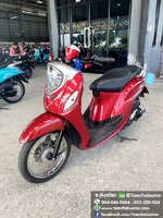 ★ดาวน์3,500★FINO ปี66 สีแดงสุดฮิต วิ่งเพียง 9000 กิโล ชุดสีสวยรอบคัน เครื่องเดิมดี เครื่องดี ศูนย์ดี ประหยัดน้ำมัน ราคา 40,900