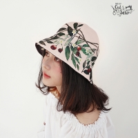 ผ้าพิมพลาย หมวก Tulip Hat B